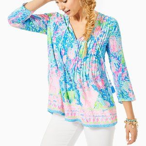 NWT Lilly Pulitzer Marilina Tunic Fished My Wish S